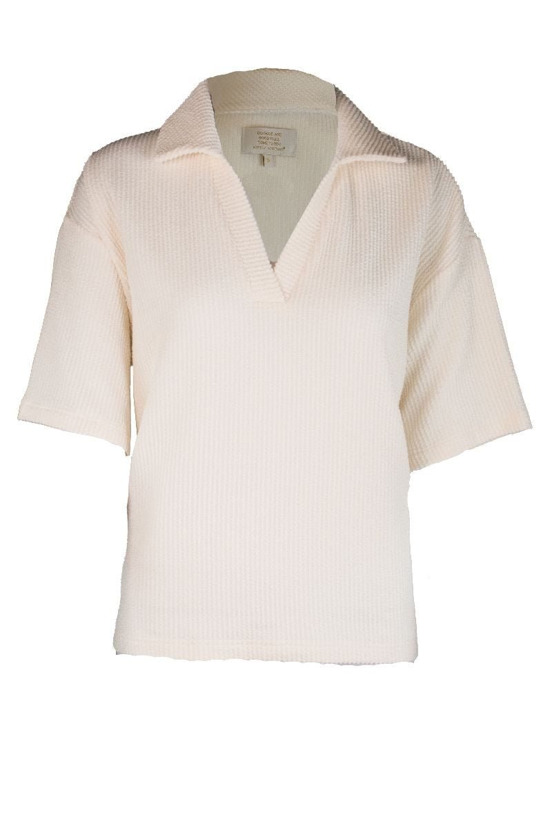 Simply Southern Knit Top - Ivory - Mercantile213