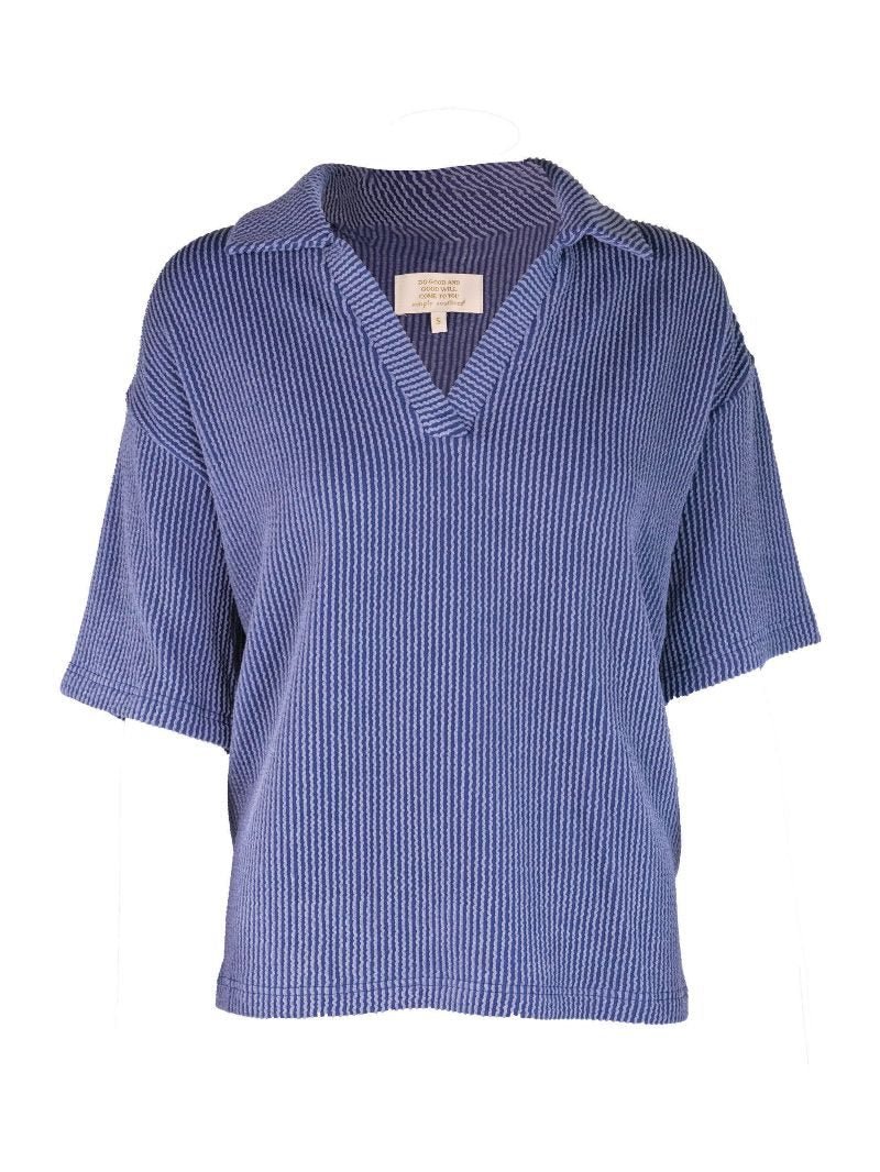 Simply Southern Knit Top - Navy - Mercantile213