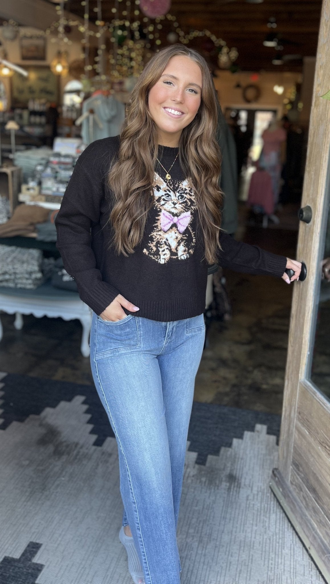 Simply Southern Sweater - Cat - Mercantile213
