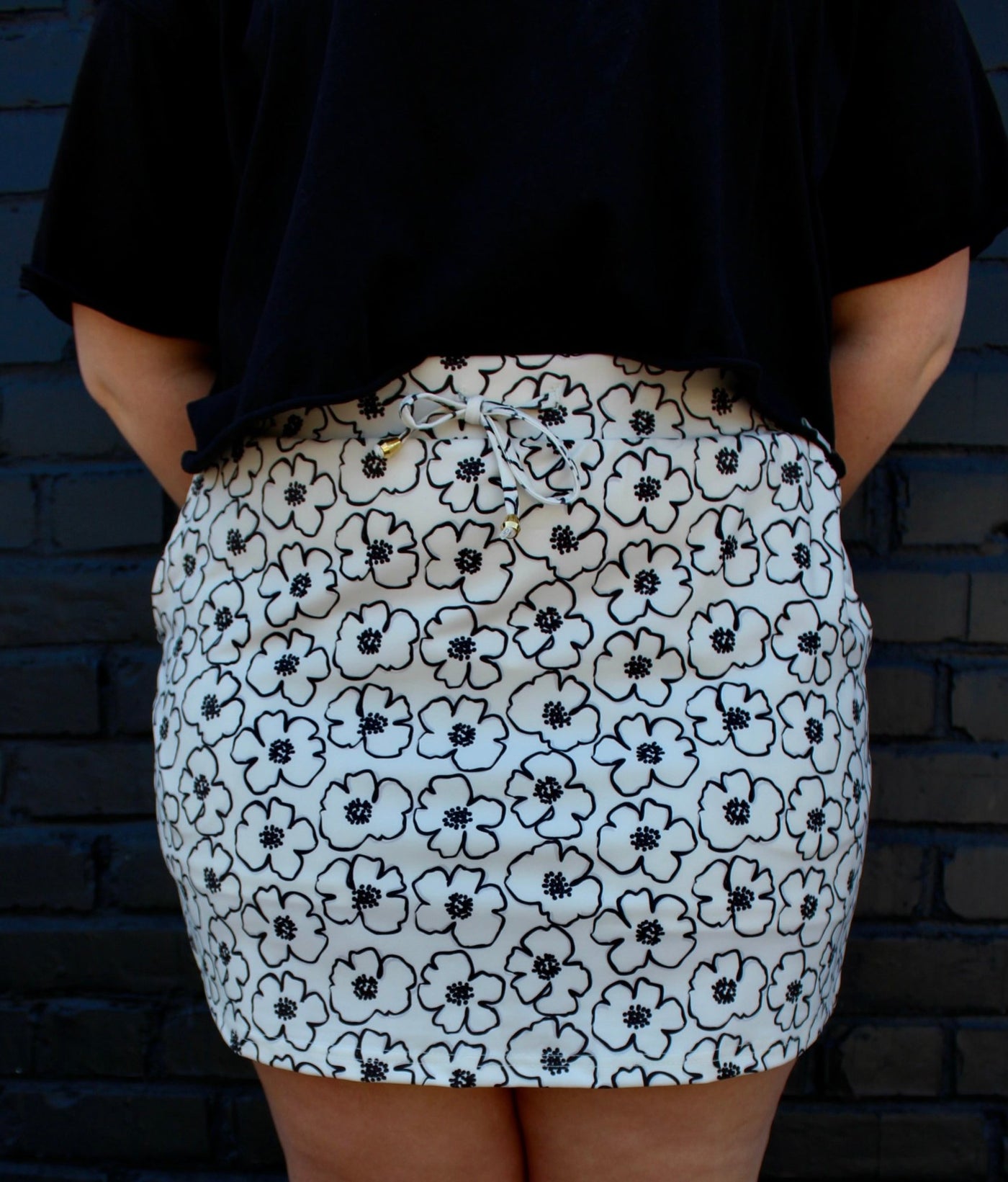 So Natural Floral Skort: Neutral - Mercantile213