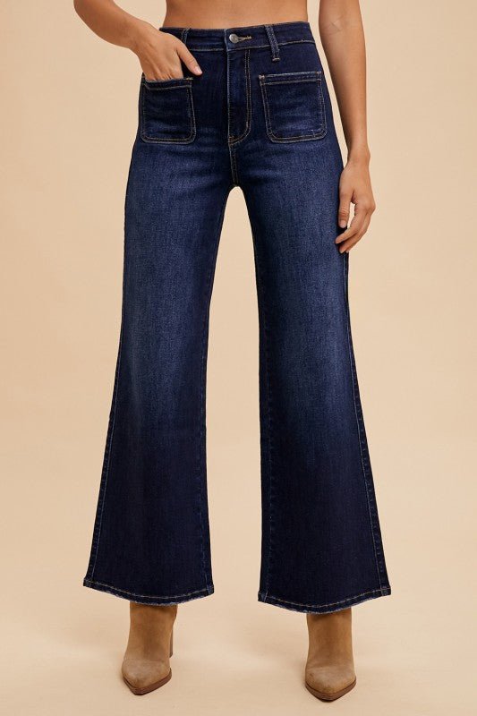 Stretch Front Pocket Jeans - AP6484 - Mercantile213