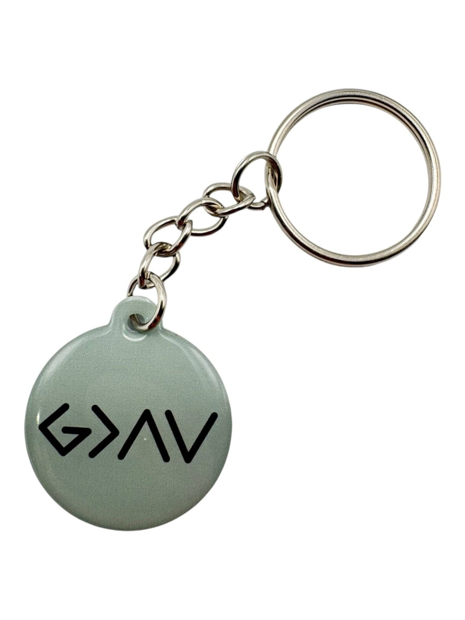 Tap To Pray - Prayer Tag Keychains: Tree Bark Camo + Cross - Mercantile213