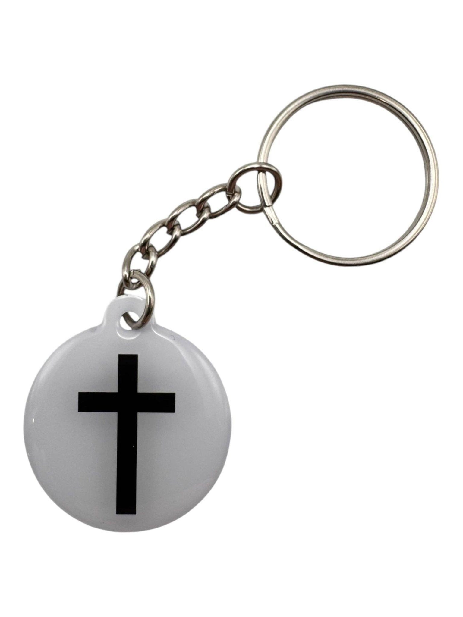 Tap To Pray - Prayer Tag Keychains: Tree Bark Camo + Cross - Mercantile213