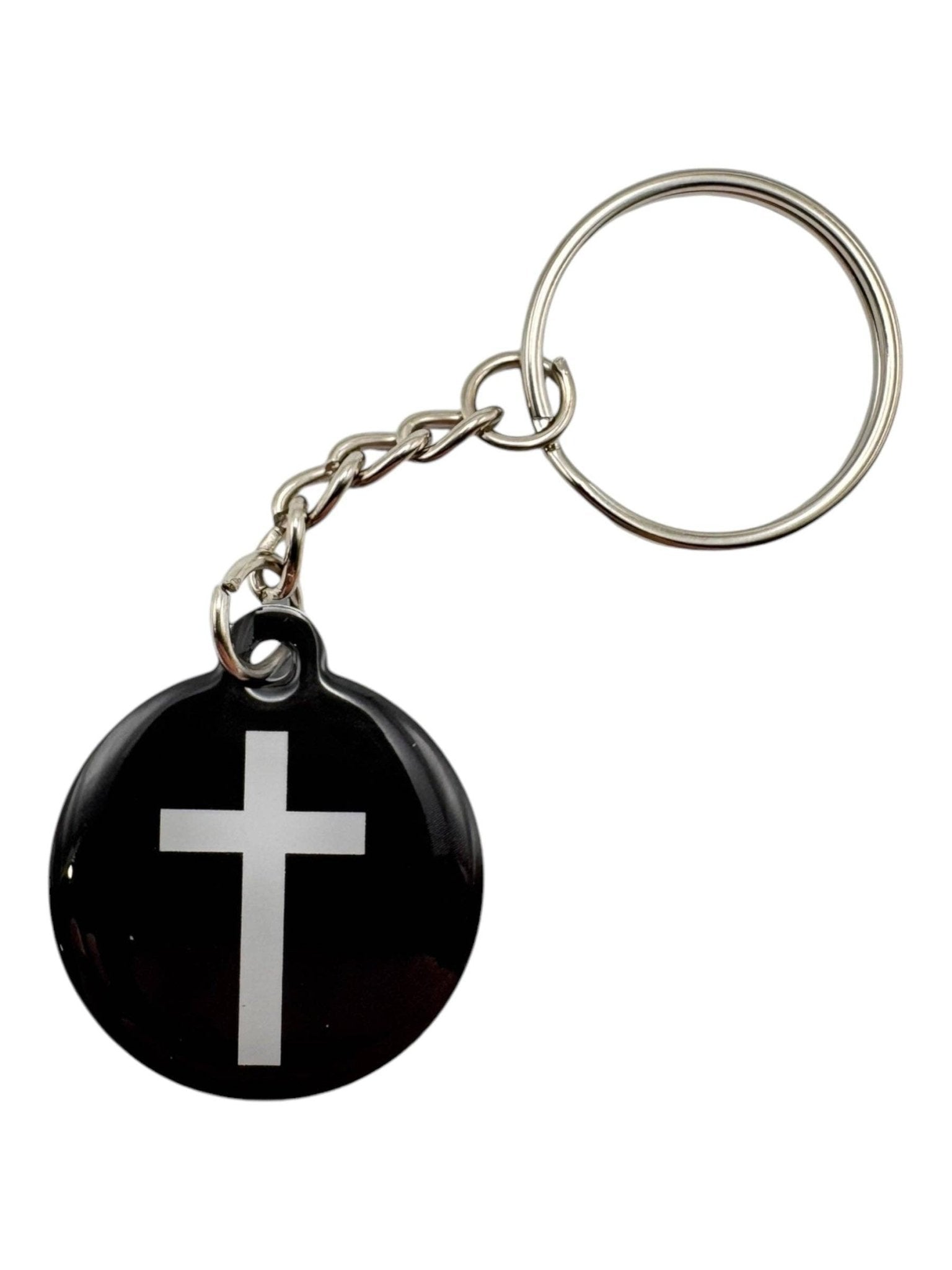 Tap To Pray - Prayer Tag Keychains: Tree Bark Camo + Cross - Mercantile213