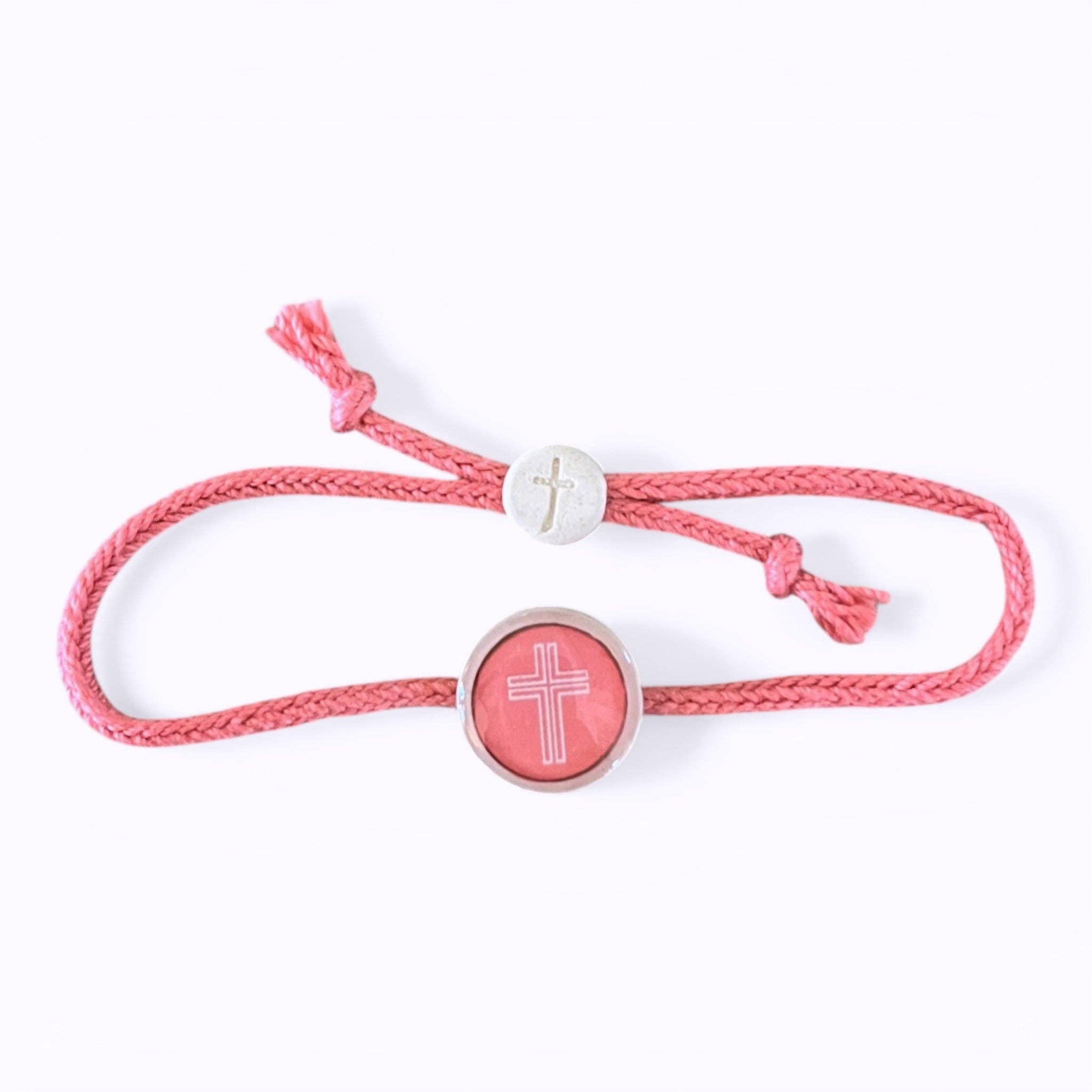 Tap To Pray® Survivor Series Bracelet: 14K Gold - Plated + Vanilla Cross - Mercantile213