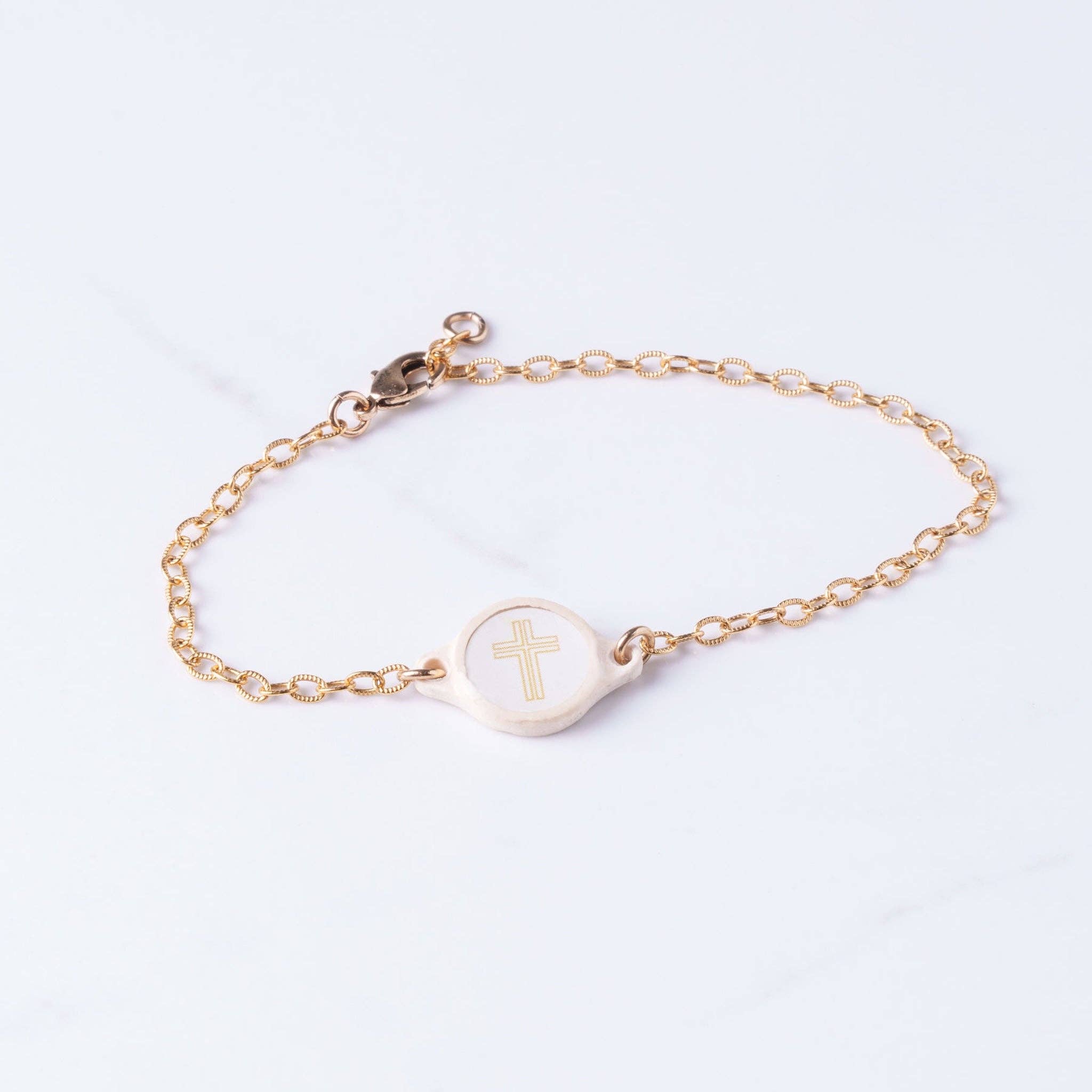 Tap To Pray® Survivor Series Bracelet: Dragonfruit + Cross - Mercantile213