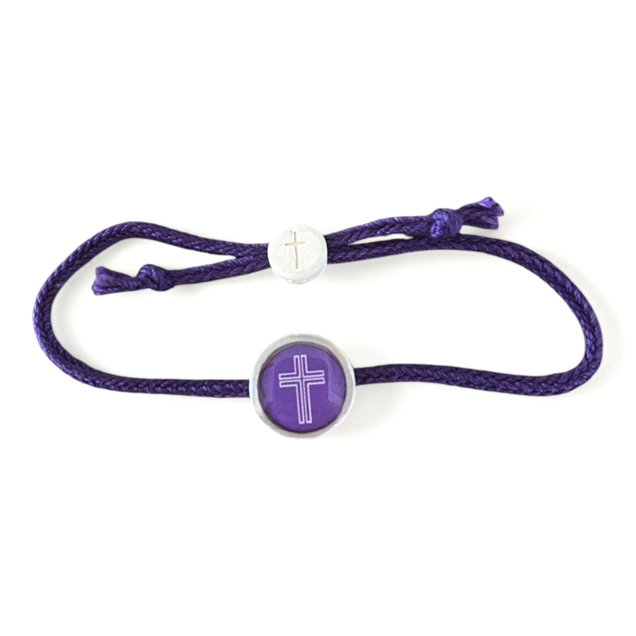 Tap To Pray® Survivor Series Bracelet: Honeysuckle + Cross - Mercantile213