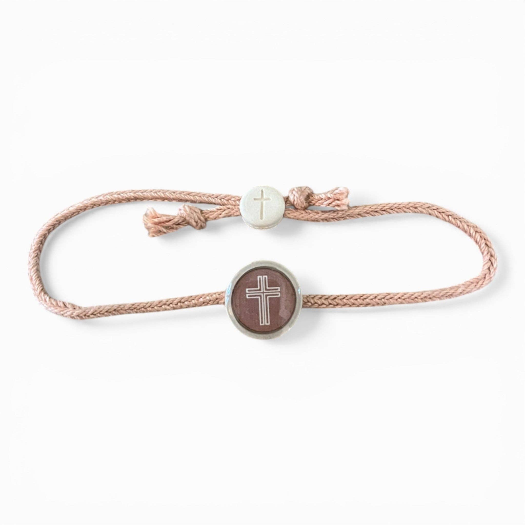 Tap To Pray® Survivor Series Bracelet: Honeysuckle + Cross - Mercantile213