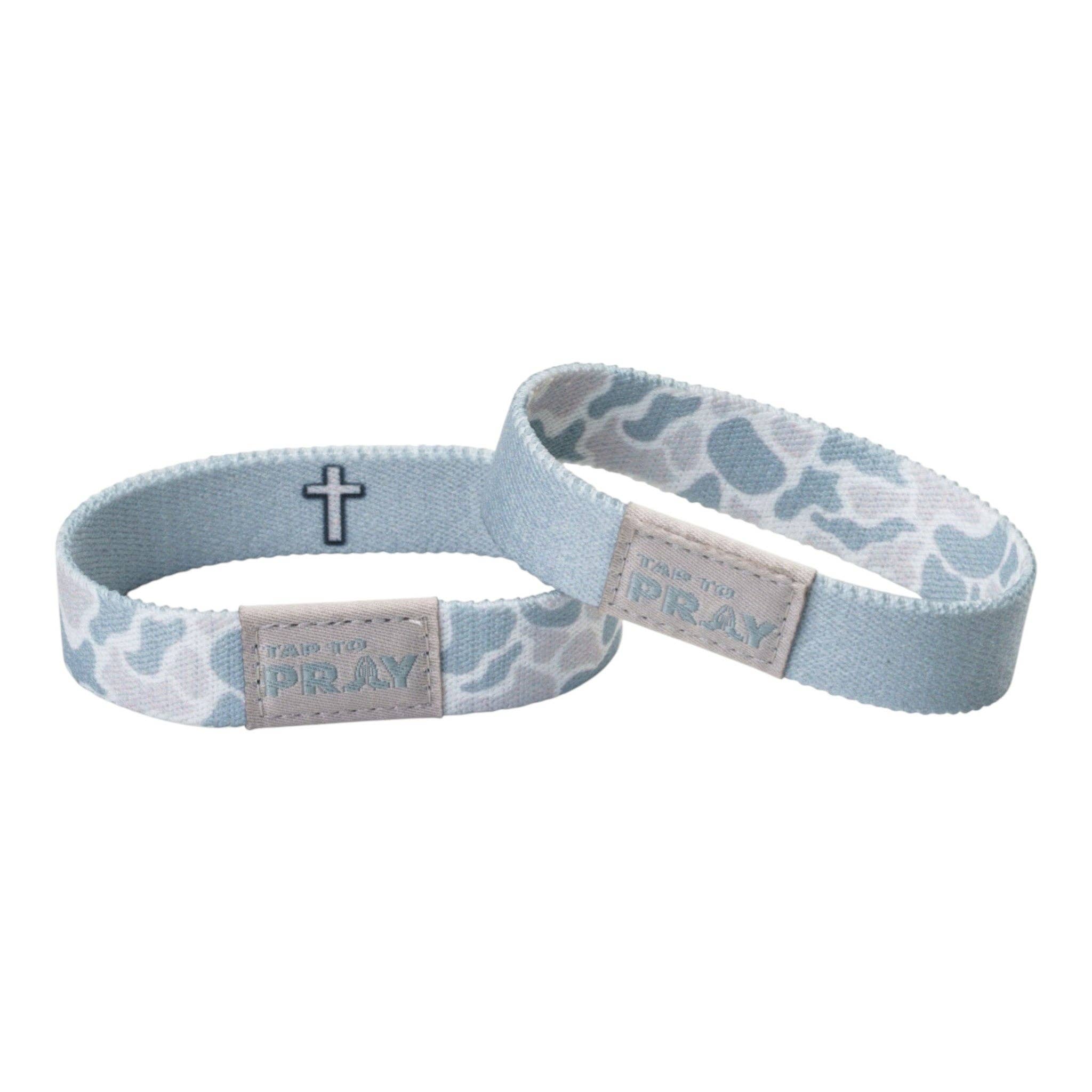 Tap To Pray® Wristband – River Rock Camo - Aspen - Mercantile213