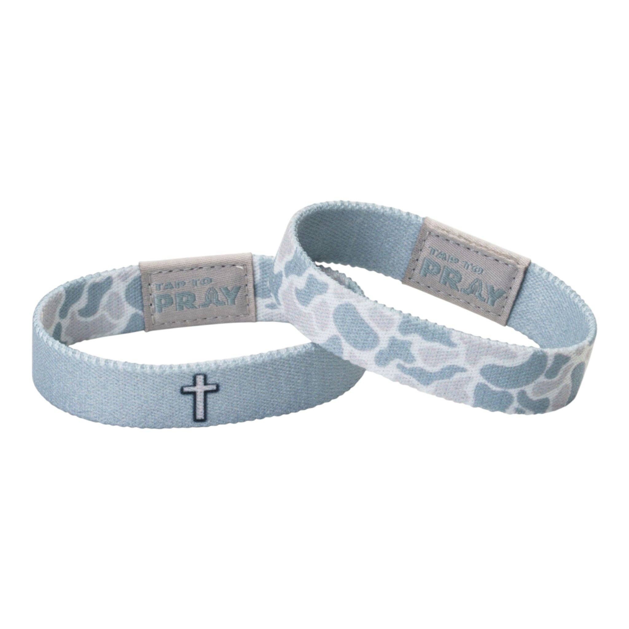 Tap To Pray® Wristband – River Rock Camo - Aspen - Mercantile213