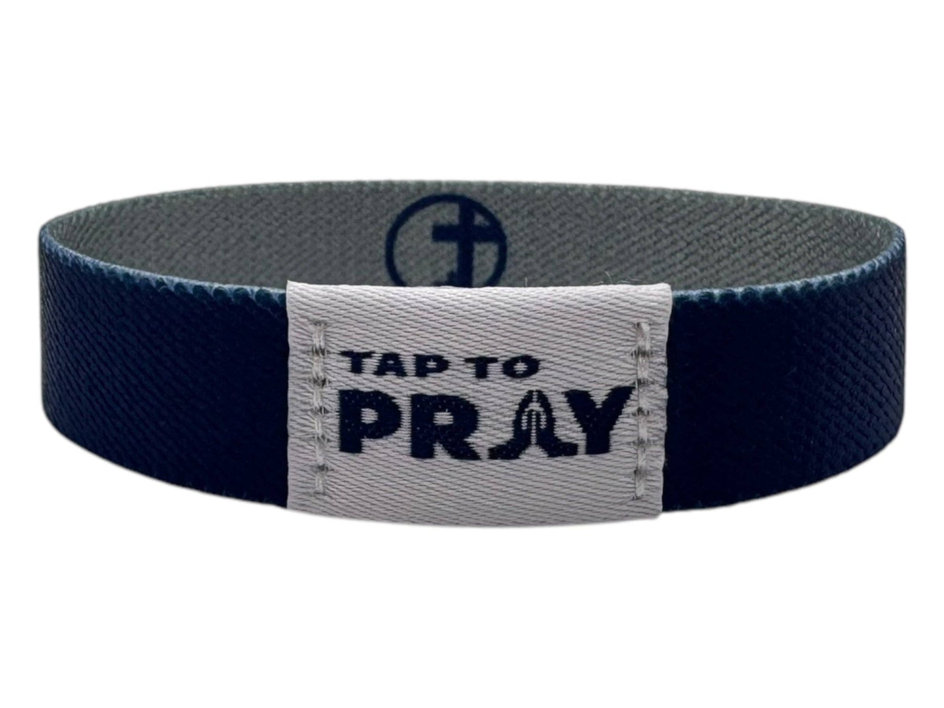 Tap To Pray™ Wristbands - Navy & Grey - Mercantile213