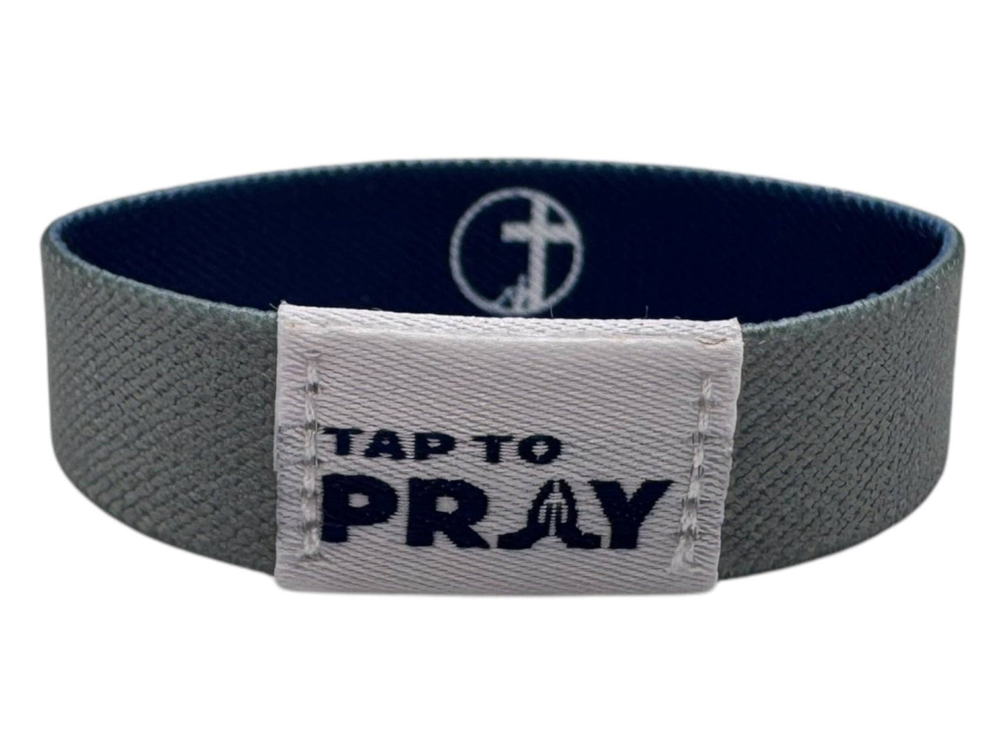 Tap To Pray™ Wristbands - Navy & Grey - Mercantile213