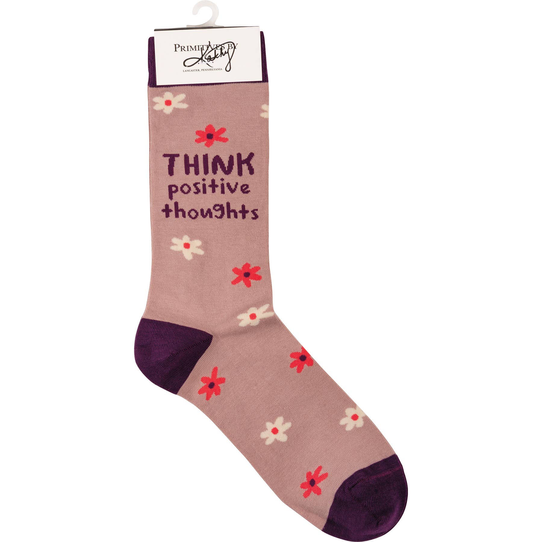 Think Positive Thoughts Socks - Mercantile213