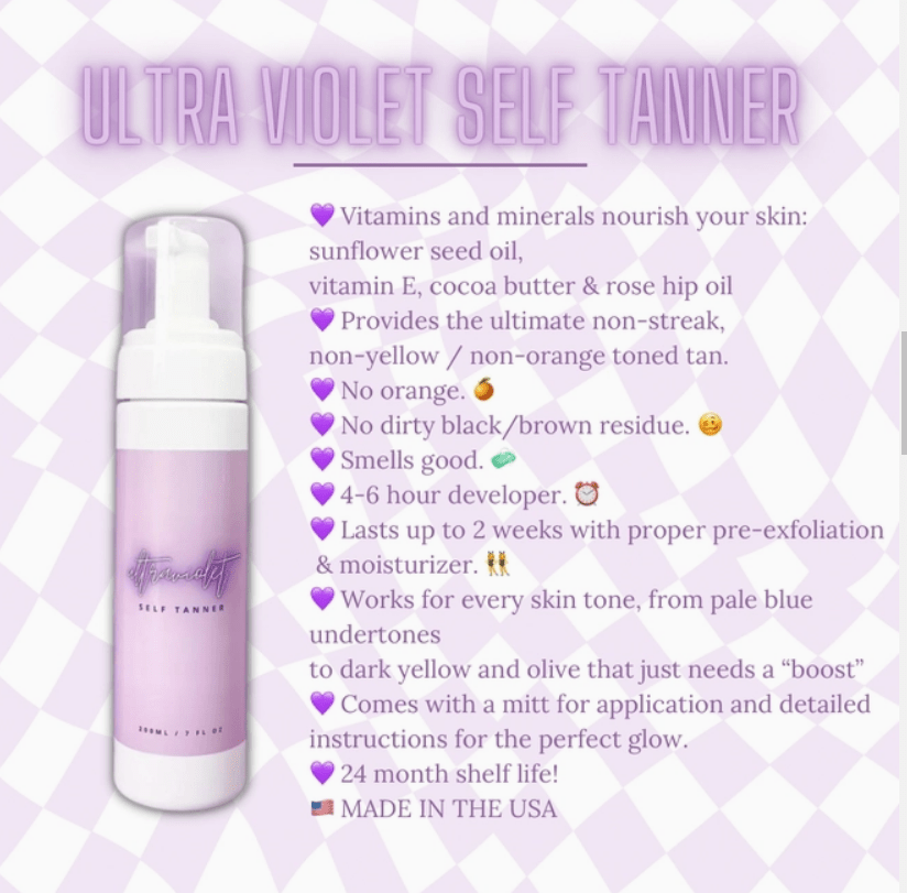 TMLL Ultra Violet Self Tanner - Mercantile213