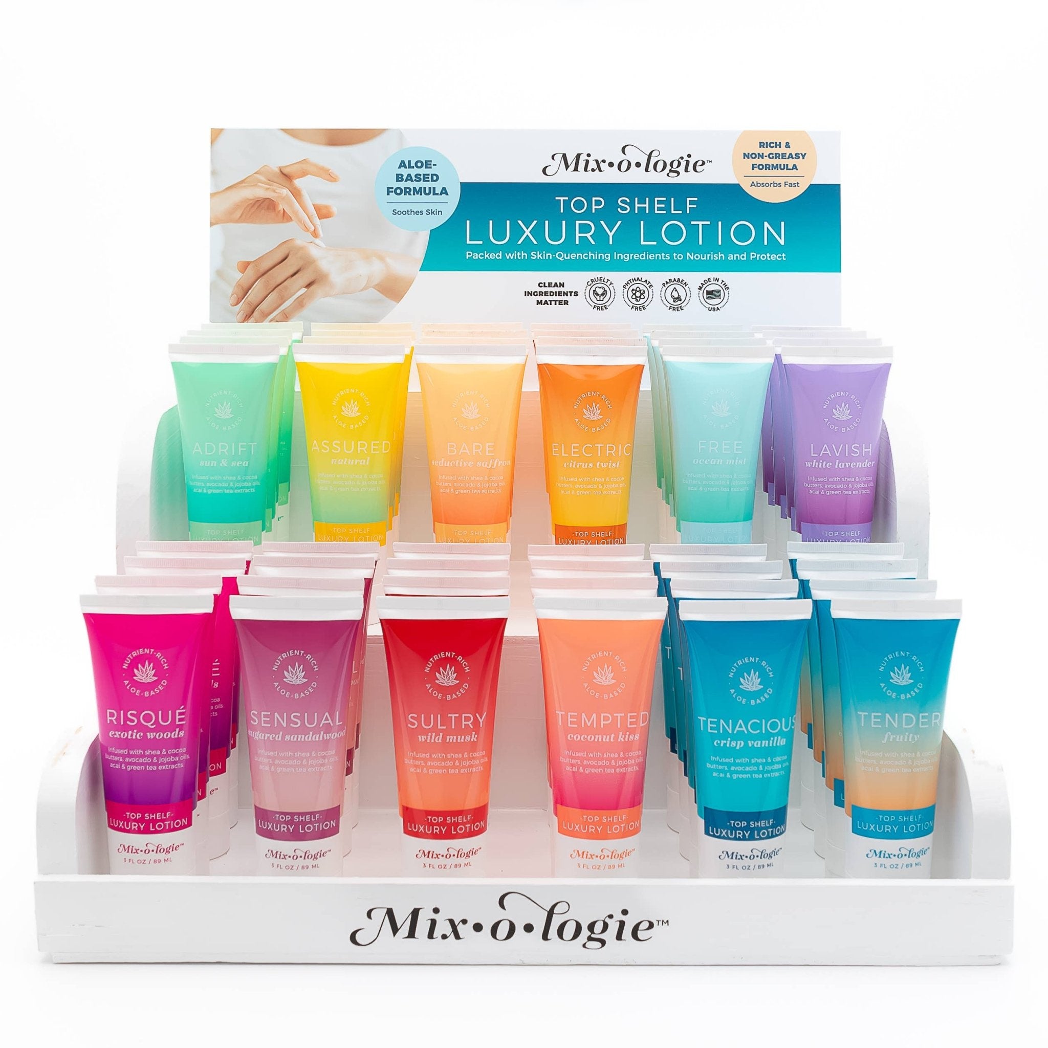 Top Shelf Luxury Lotion PrePack: White Finish - Mercantile213