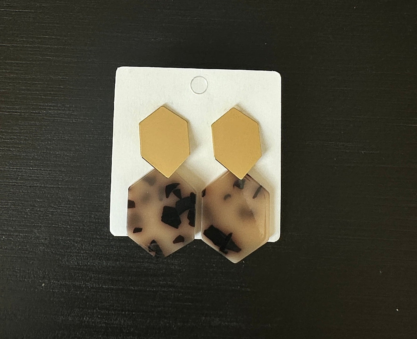 Tortoise/ Gold Earrings - Mercantile213