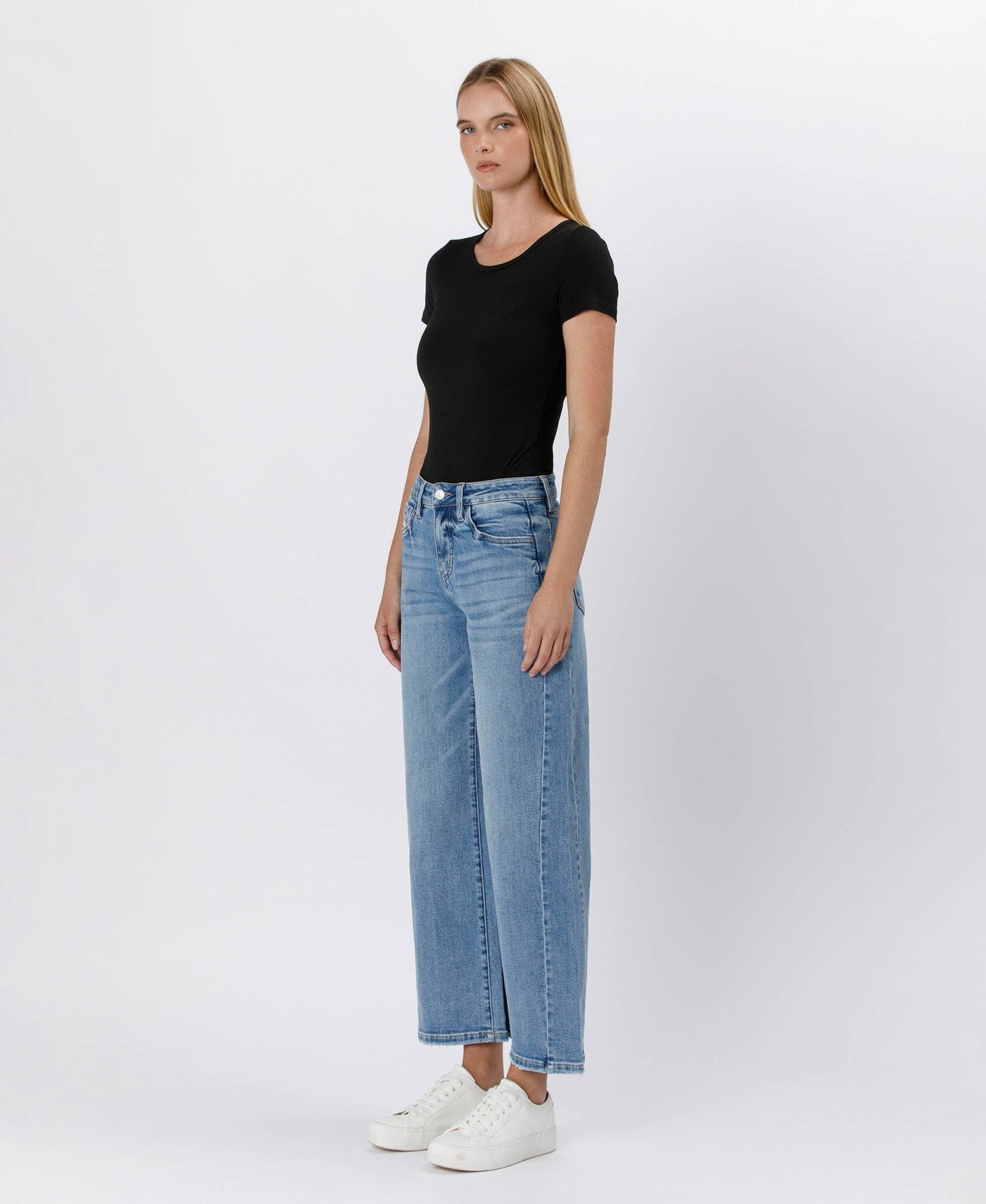 Tummy Control Hi Rise Wide Leg - LV1471 - Mercantile213