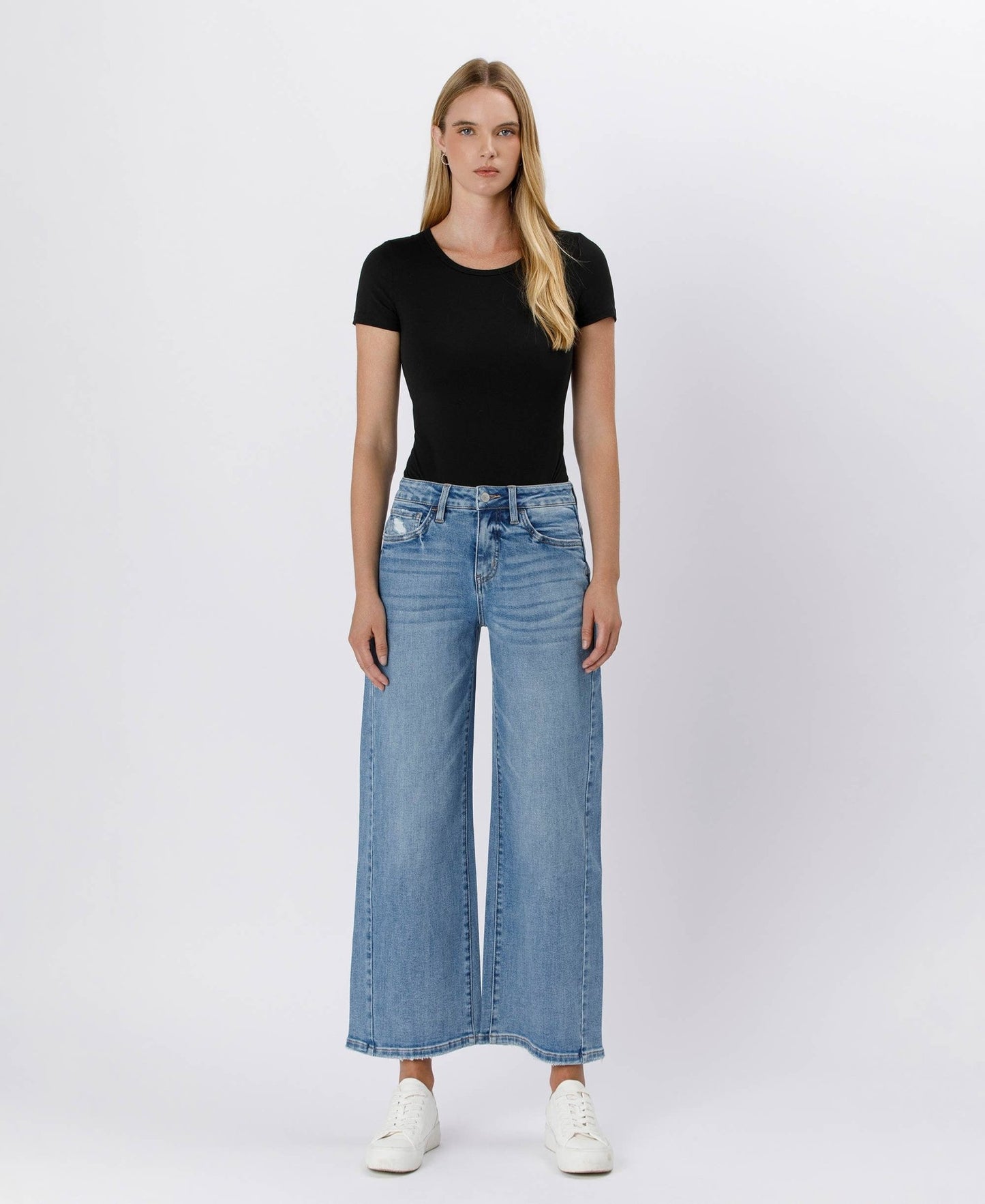 Tummy Control Hi Rise Wide Leg - LV1471 - Mercantile213