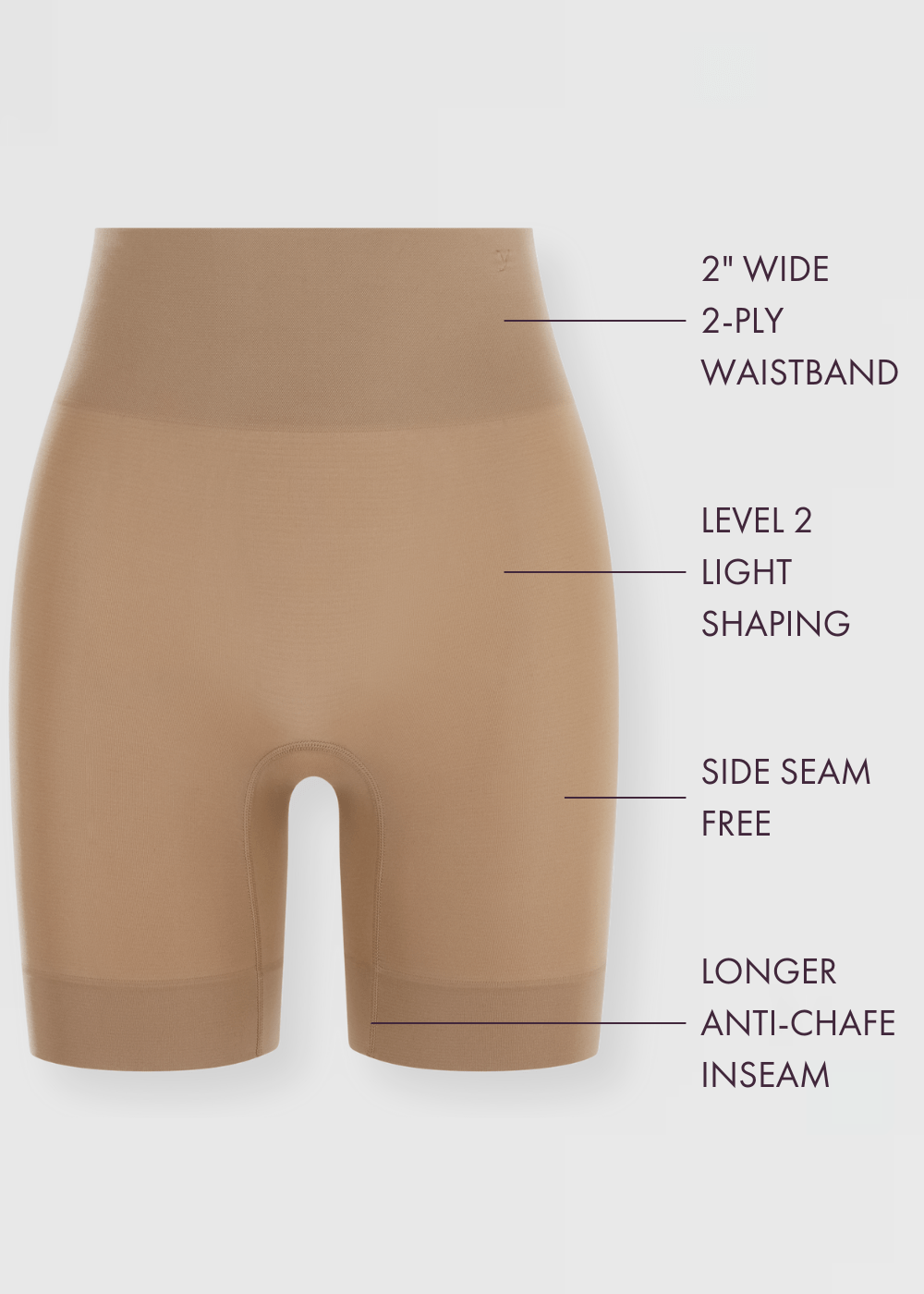 Ultralight Shaping Slip Short - Seamless - Mercantile213