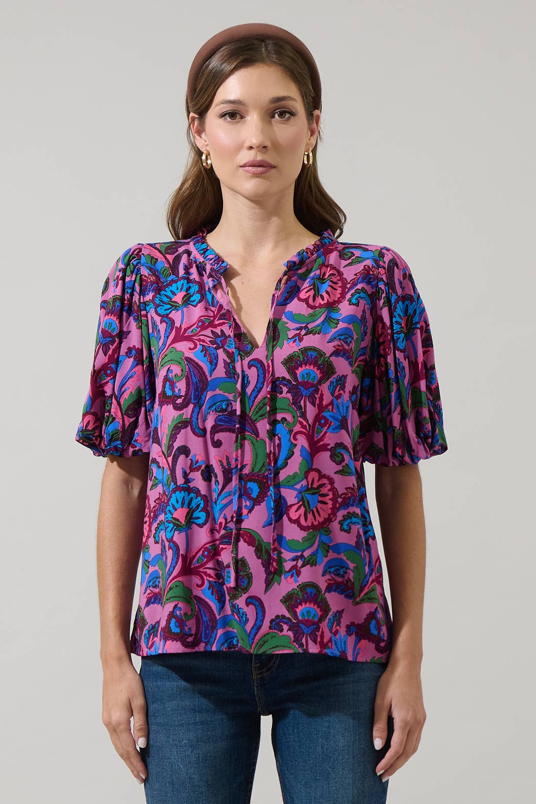 Valier Flora Blouse - Mercantile213