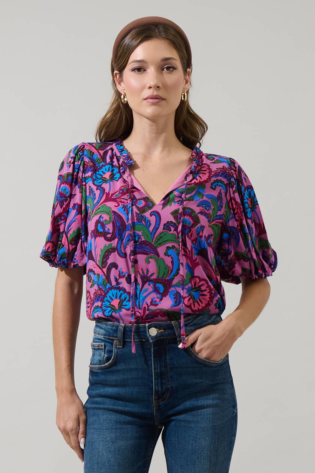 Valier Flora Blouse - Mercantile213