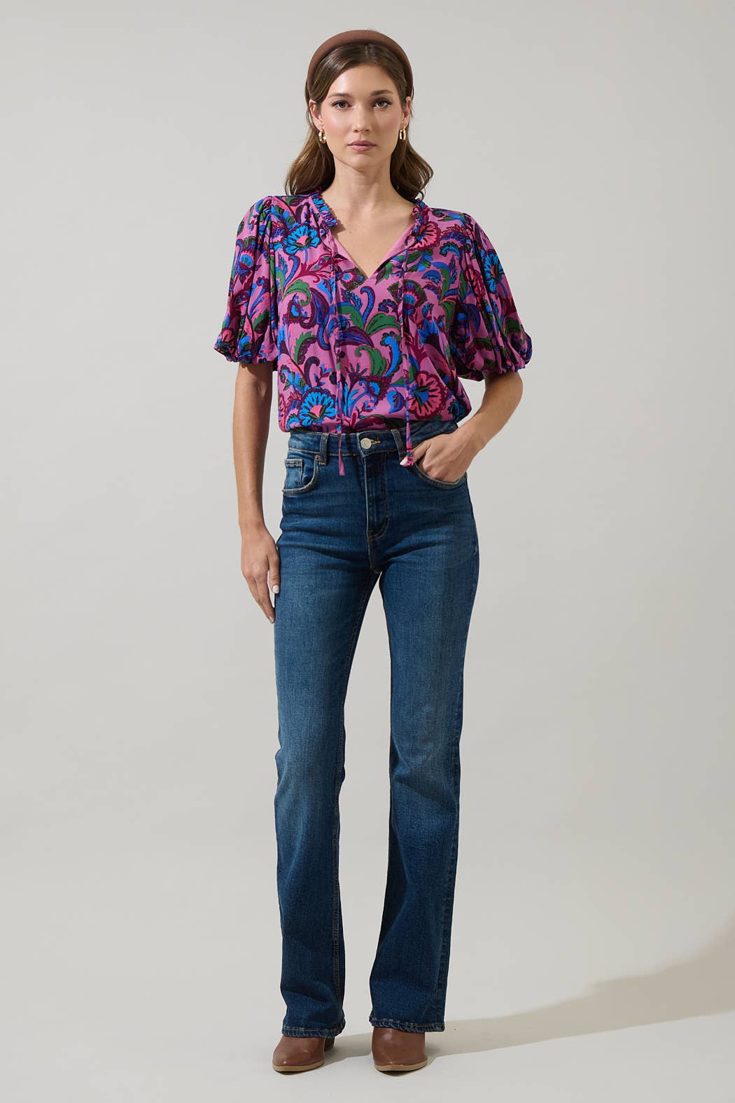 Valier Flora Blouse - Mercantile213