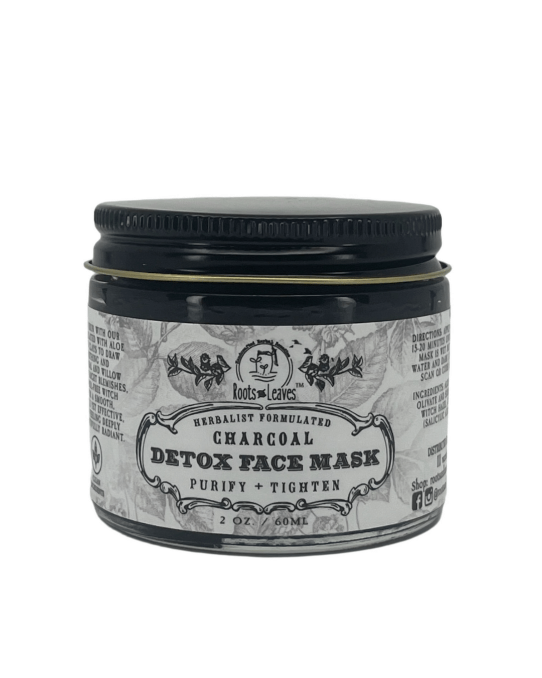 Vegan Charcoal Detox Face Mask - Mercantile213