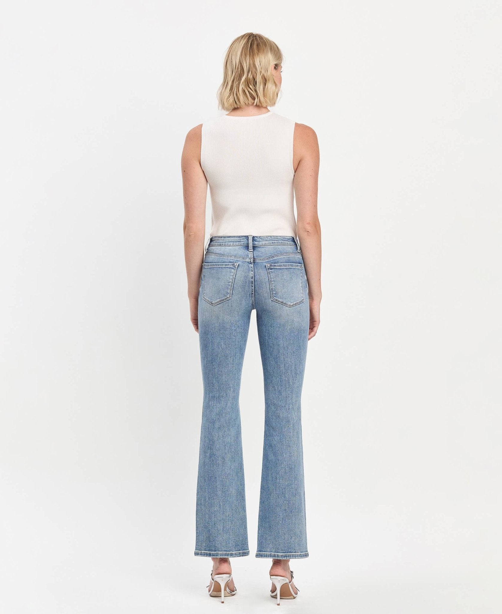 Vervet Mid Rise Jeans - T6460 - Mercantile213