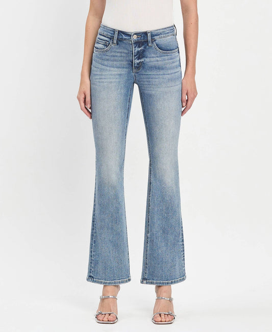 Vervet Mid Rise Jeans - T6460 - Mercantile213