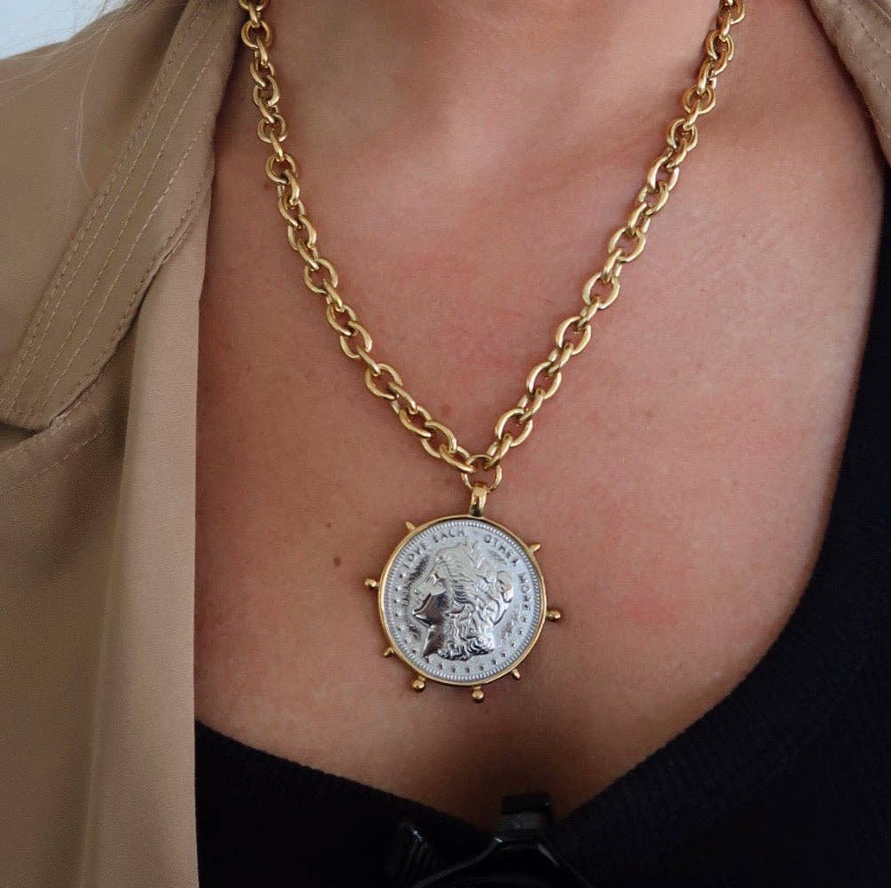 Vintage Coin Necklace - Mercantile213