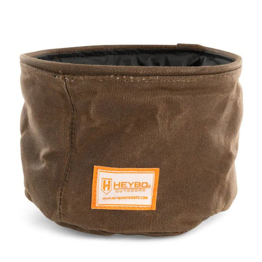 Waxed Collapsible Dog- Brown - Mercantile213