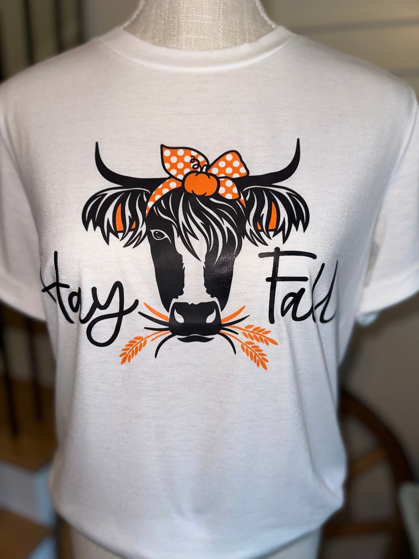 White Fall Cow Tee - Mercantile213