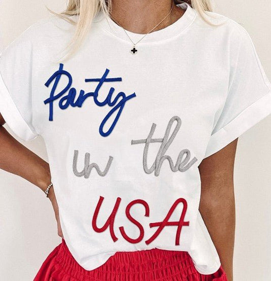 White USA Tee - Mercantile213