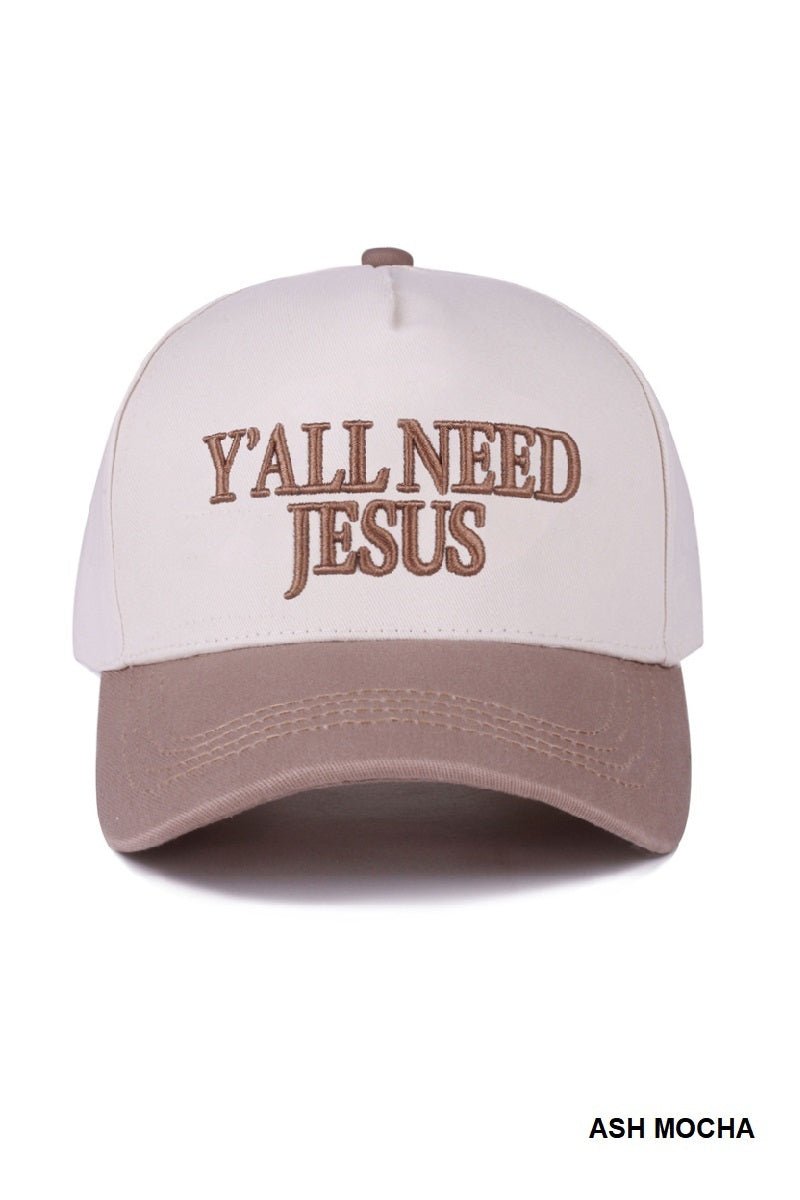 Y'all Need Jesus Hat - Mercantile213