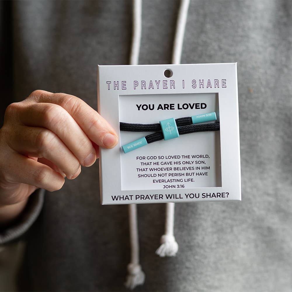 YOU ARE LOVED Cord Bracelet - Sharable Prayer Bracelets - Mercantile213