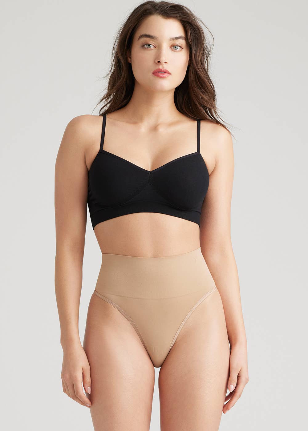 Yummie Ultralight Shapewear Thong: Almond - Mercantile213