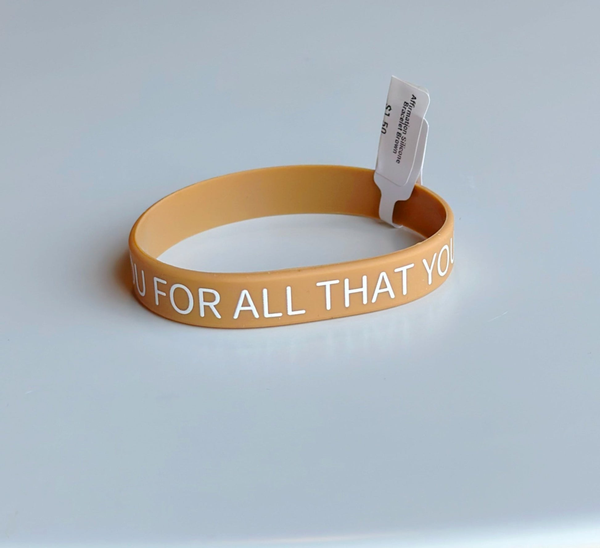 Affirmation Silicone Bracelet - Mercantile213