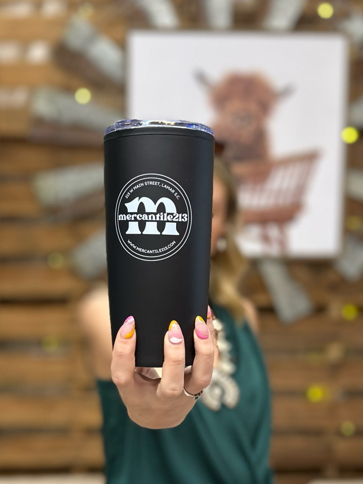 Black Mercantile Tumbler - Mercantile213