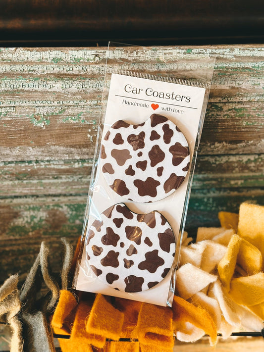 Brown Cow Car Coaster - Mercantile213