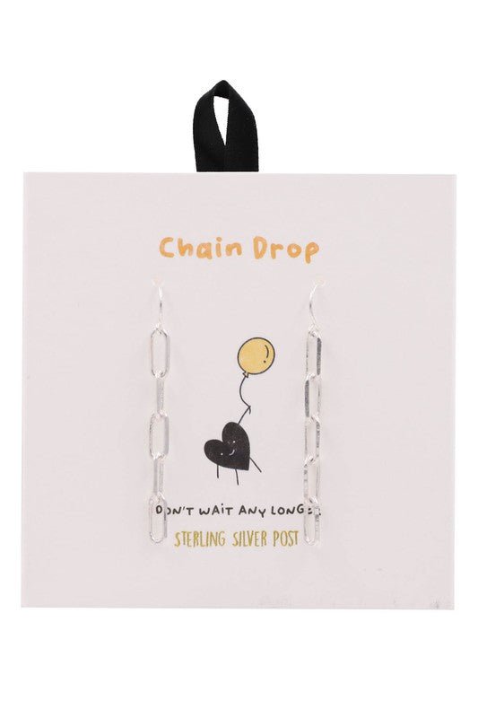 Chain Drop Earrings - Mercantile213