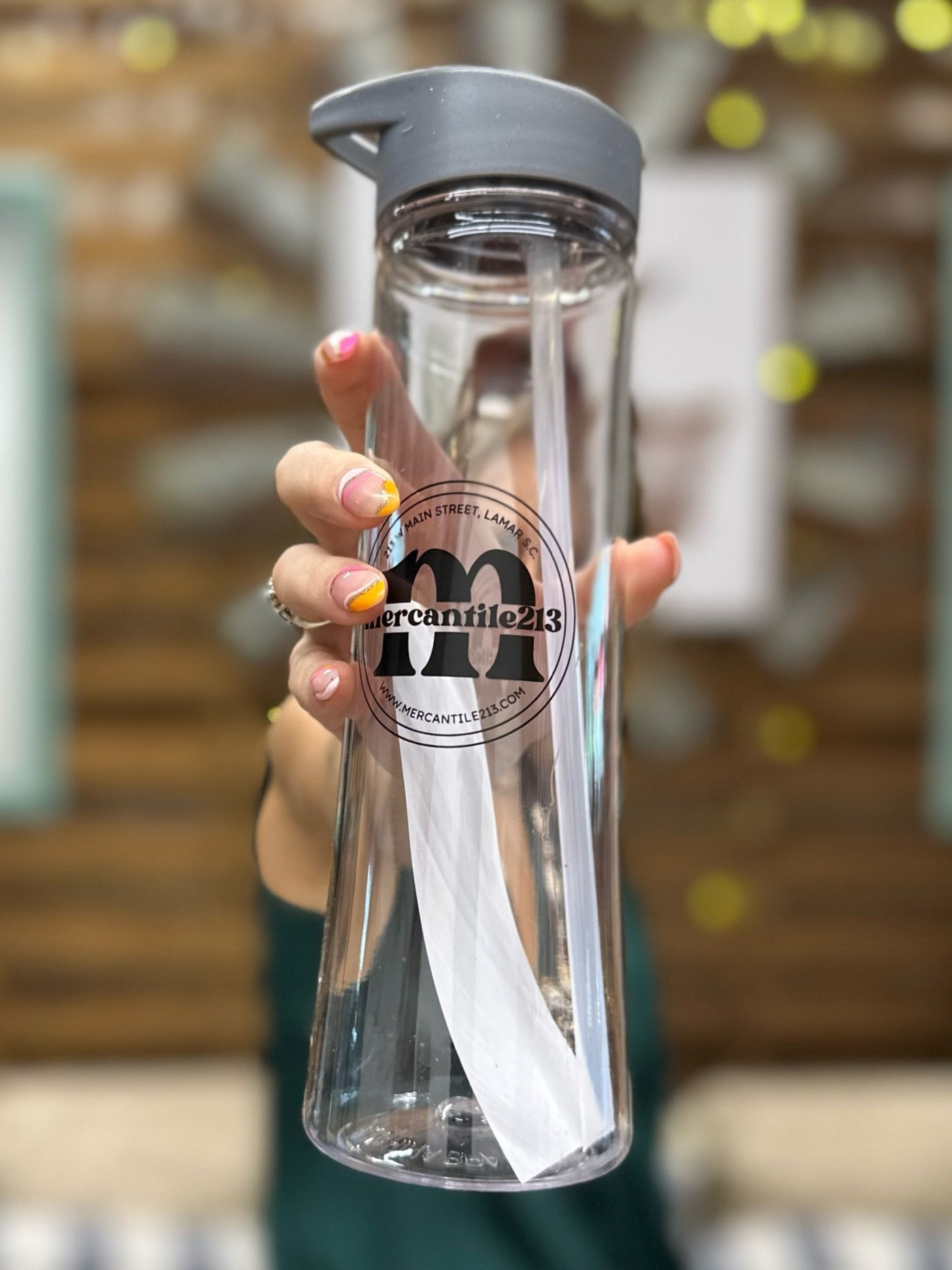 Clear Mercantile Water Bottle - Mercantile213