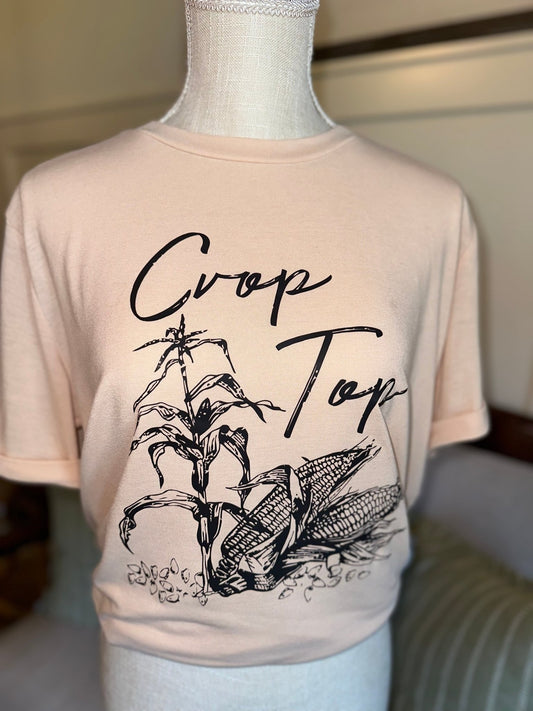 Crop Top Corn Tee - Mercantile213