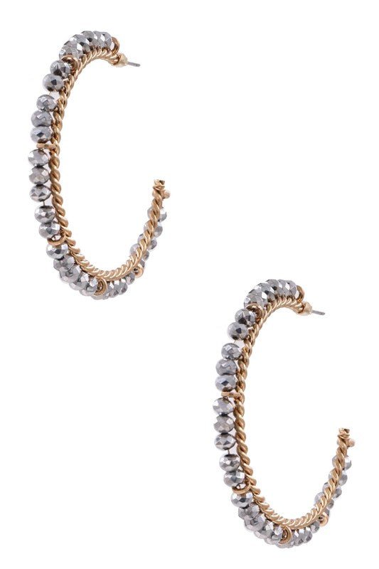 Facated Bead Earrings - Mercantile213