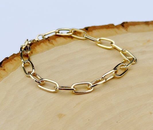 Gold Link Bracelet - Mercantile213
