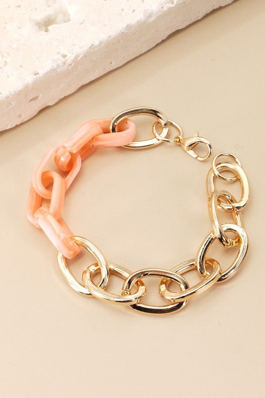 Gold Oval Link Bracelet - Mercantile213