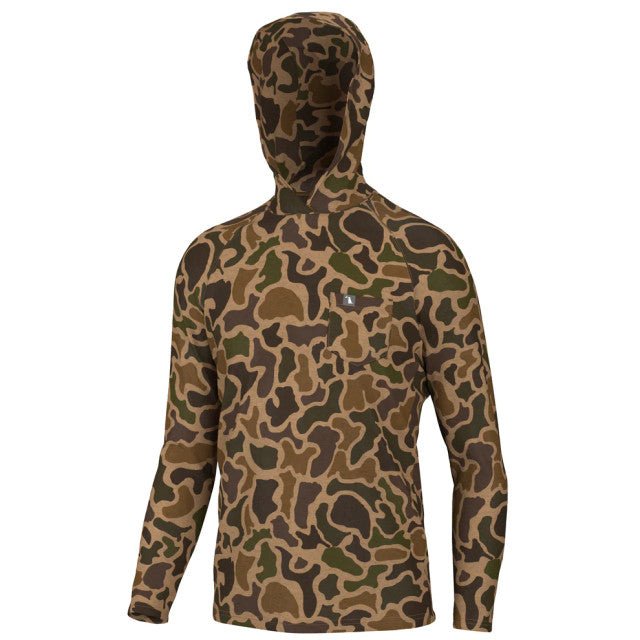 Heather Blend Hoodie- Old School Camo - Mercantile213