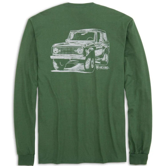 Heybo Bronco Long Sleeve- Green - Mercantile213