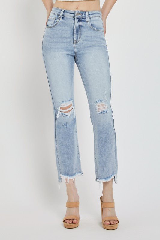 High Rise Crop Flare- RDP5479 - Mercantile213