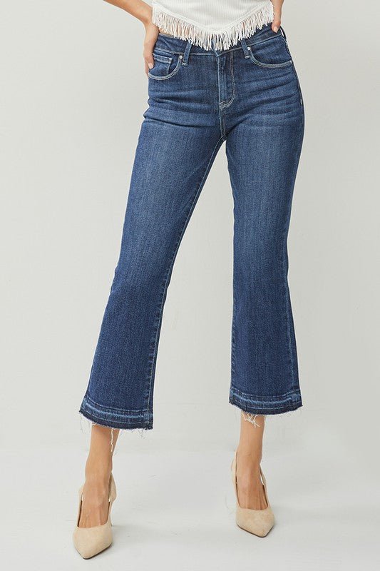 High Rise Crop Flare RDP5551 - Mercantile213