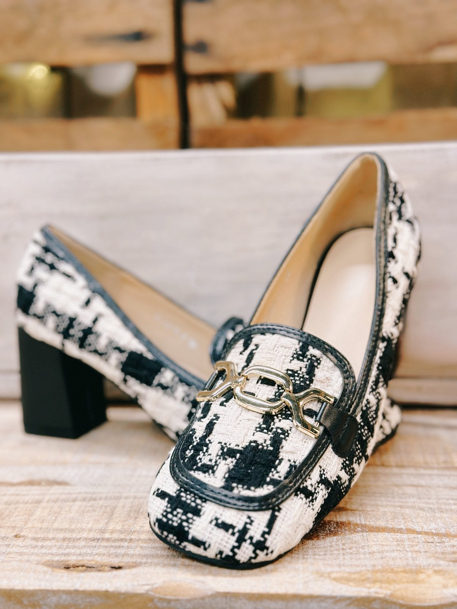 Houndstooth Heels - Mercantile213